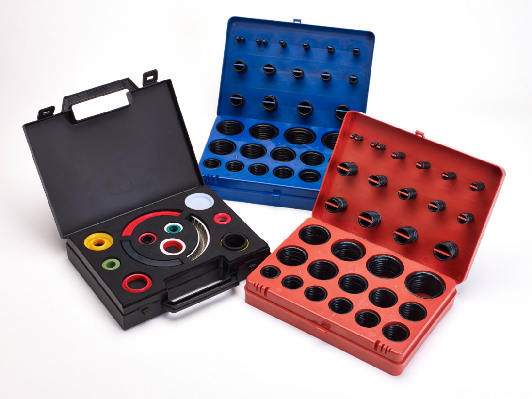 Two O-Ring kits and a sealing display kit.